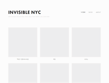 Tablet Screenshot of invisiblenyc.com